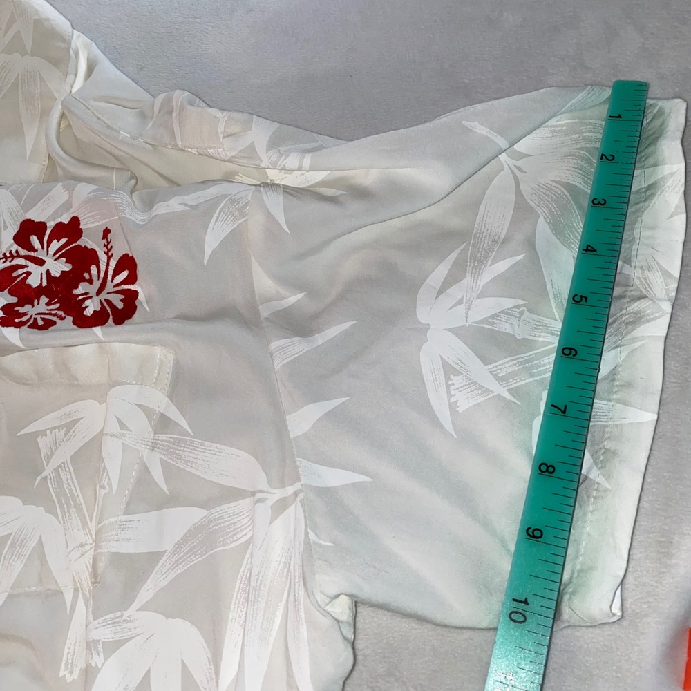 Paradise Found Hawaiian Shirt Rayon Mens 2XL Floral Hibiscus Honolulu Cruise AOP - Picture 10 of 11